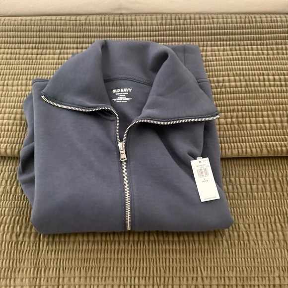 Old Navy Jackets & Blazers - Old Navy blue  Zip-Up Sweatshirt S P